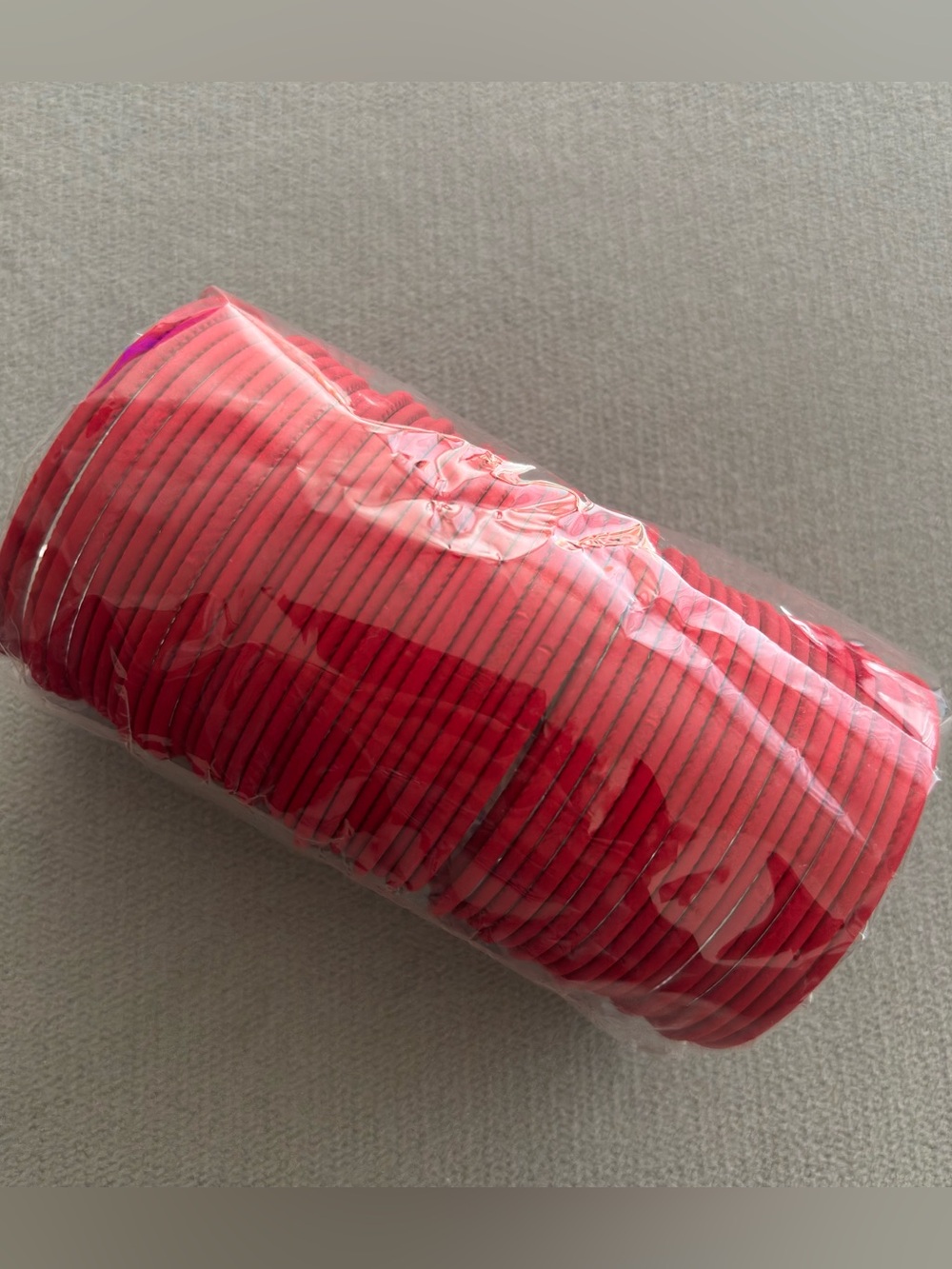 Red Metal Bangles Size 2.4
